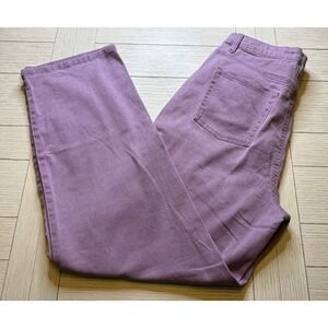 Tinseltown NWT Purple Denim Hi Rise Baggy Straight Leg Jeans Pants Juniors Sz 13